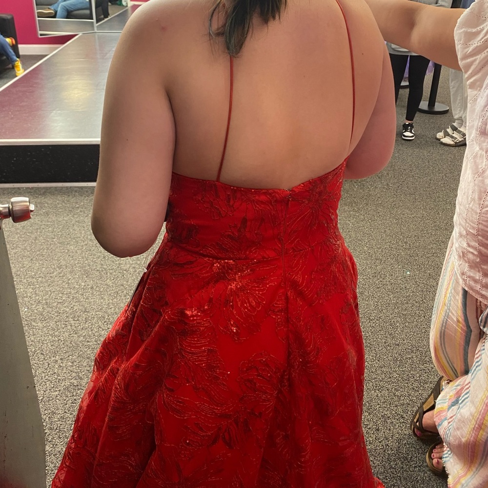 Red Prom Dress - Picture 3 of 4